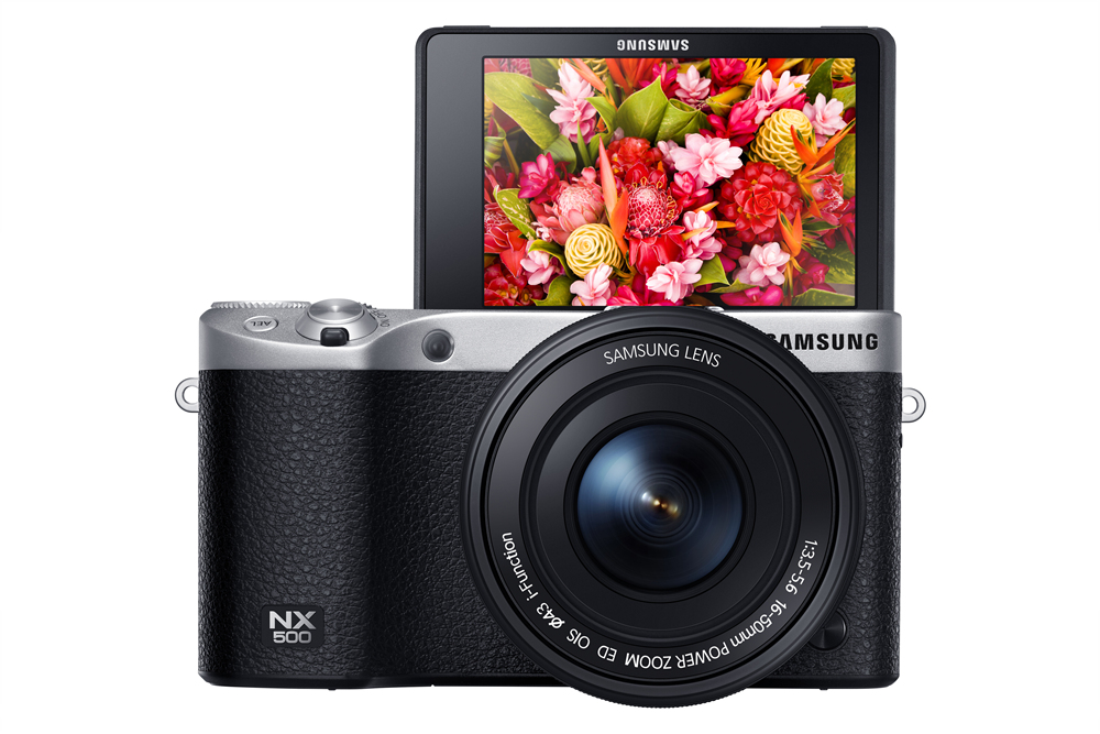 Samsung NX500 - tilt display